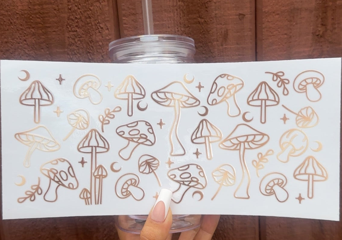 ๐ 16-24 oz. Boho Mushroom Magic Cup