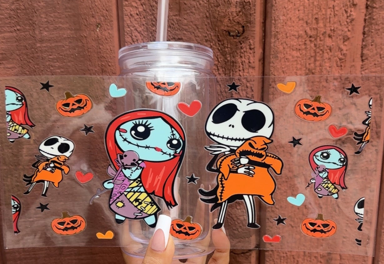๐ 16-24 oz Jack & Sally Halloween Cup