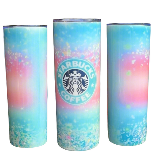 20 oz. Starbucks Pastel Glitter Tumbler