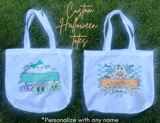 🎃 Custom Halloween Tote Bags 👻