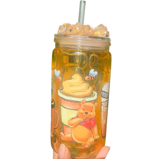 🍯🐝 16 oz. Honey Drip Pooh Cup