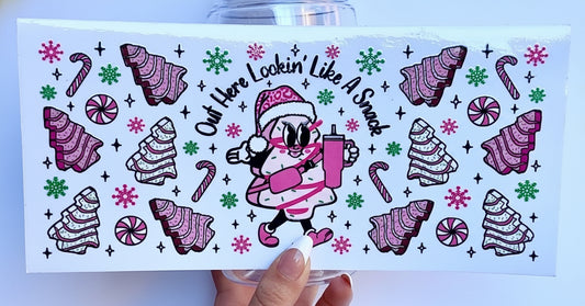 🍰 Out Here Lookin’ Like a Snack – Christmas Treat Cup