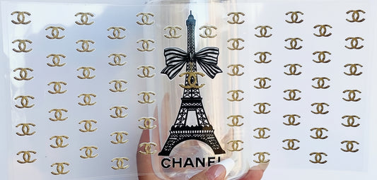 ✨ 26-24 oz. Parisian Glam Chanel-Inspired Cup