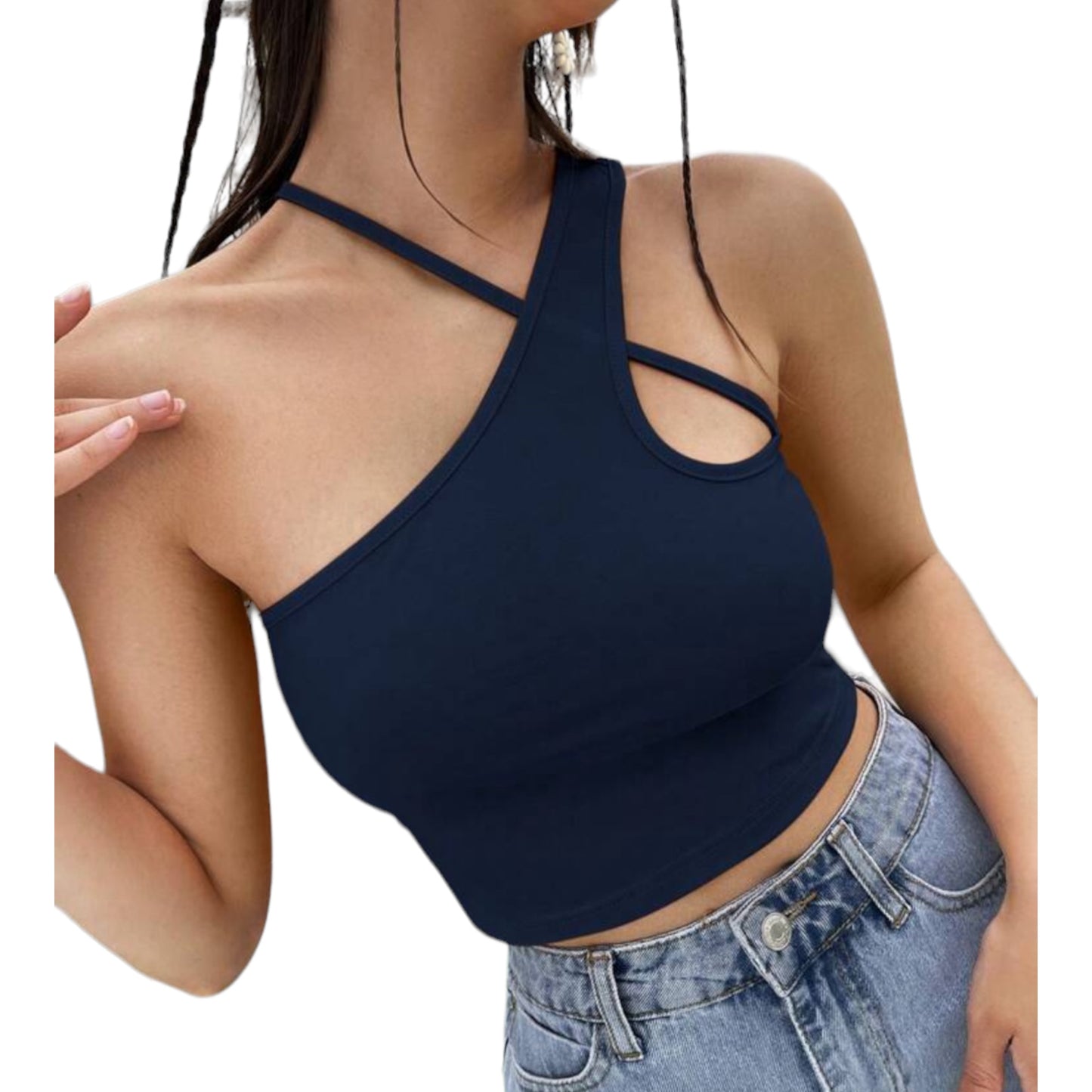 Asymmetrical Crop Top