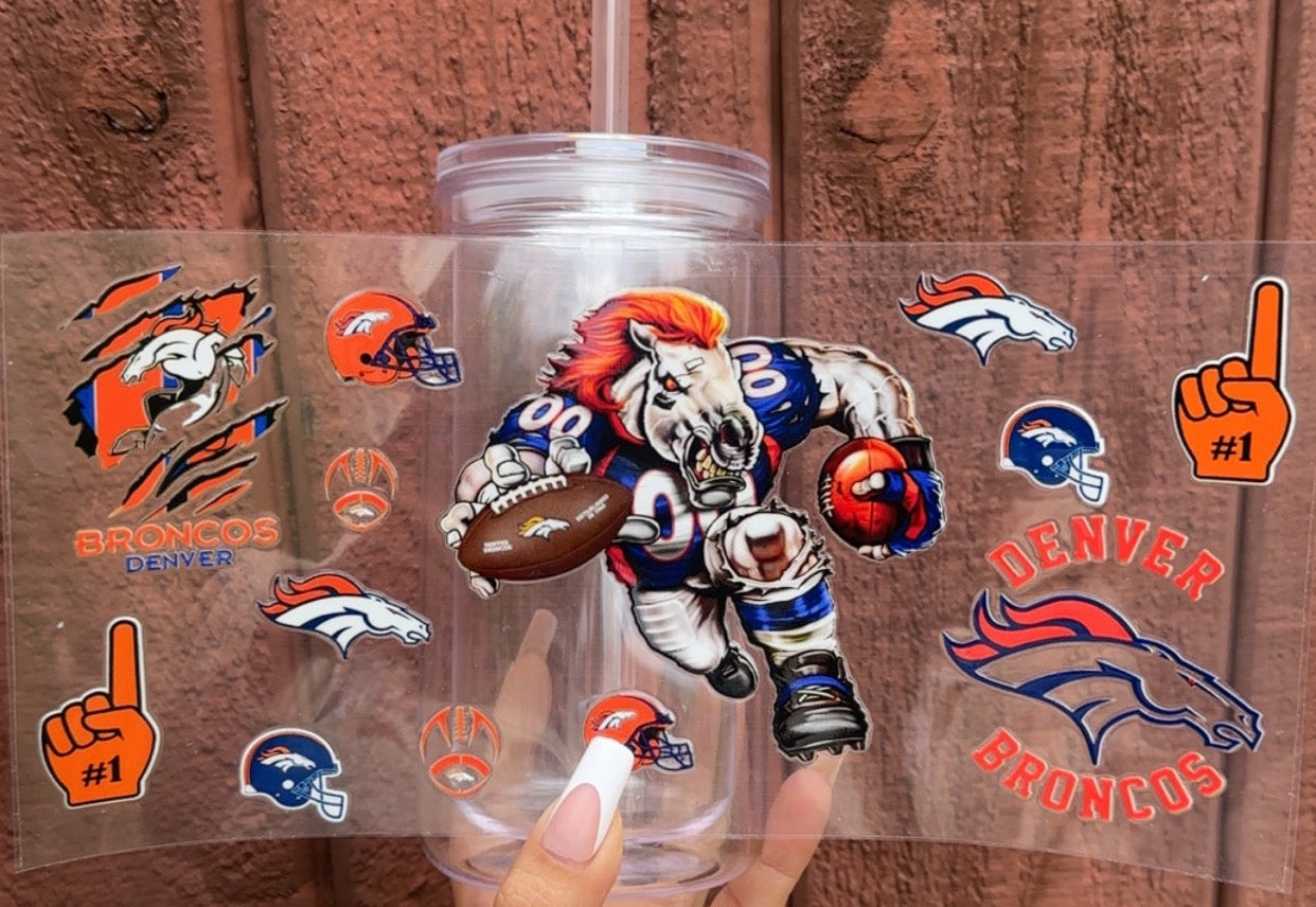 🏈 16-24 oz Denver Game Day Cup – Broncos-Inspired
