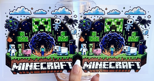 🎮 16 oz. Pixel Adventure – Minecraft Tumbler