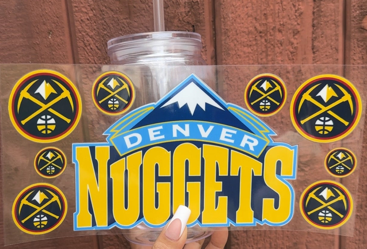 🌸 💛 16-24 oz Denver Nuggets-Inspired Cup