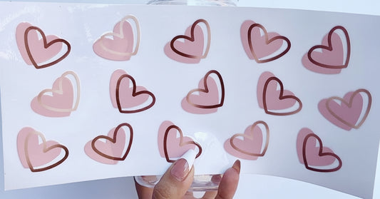 💗 16-24 oz. Blushing Hearts Pink Heart Cup