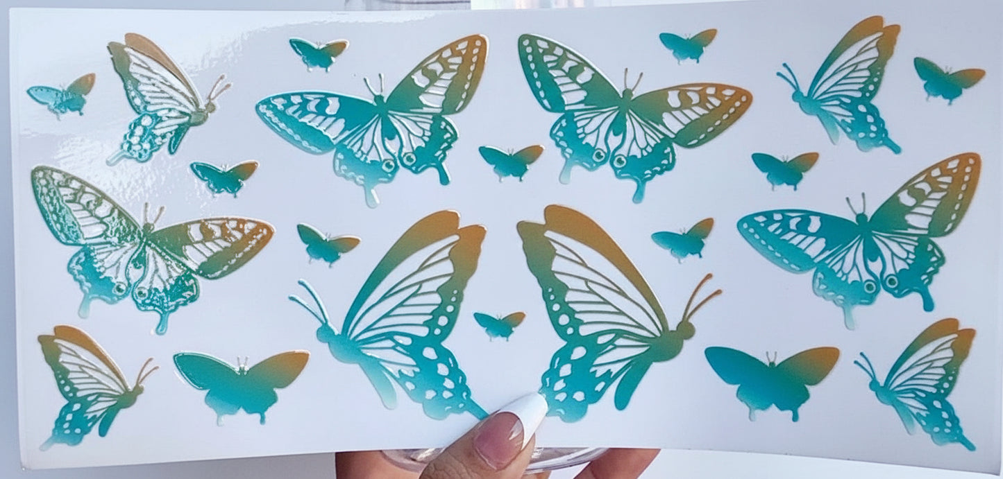 🦋 Ombre Butterfly Cup