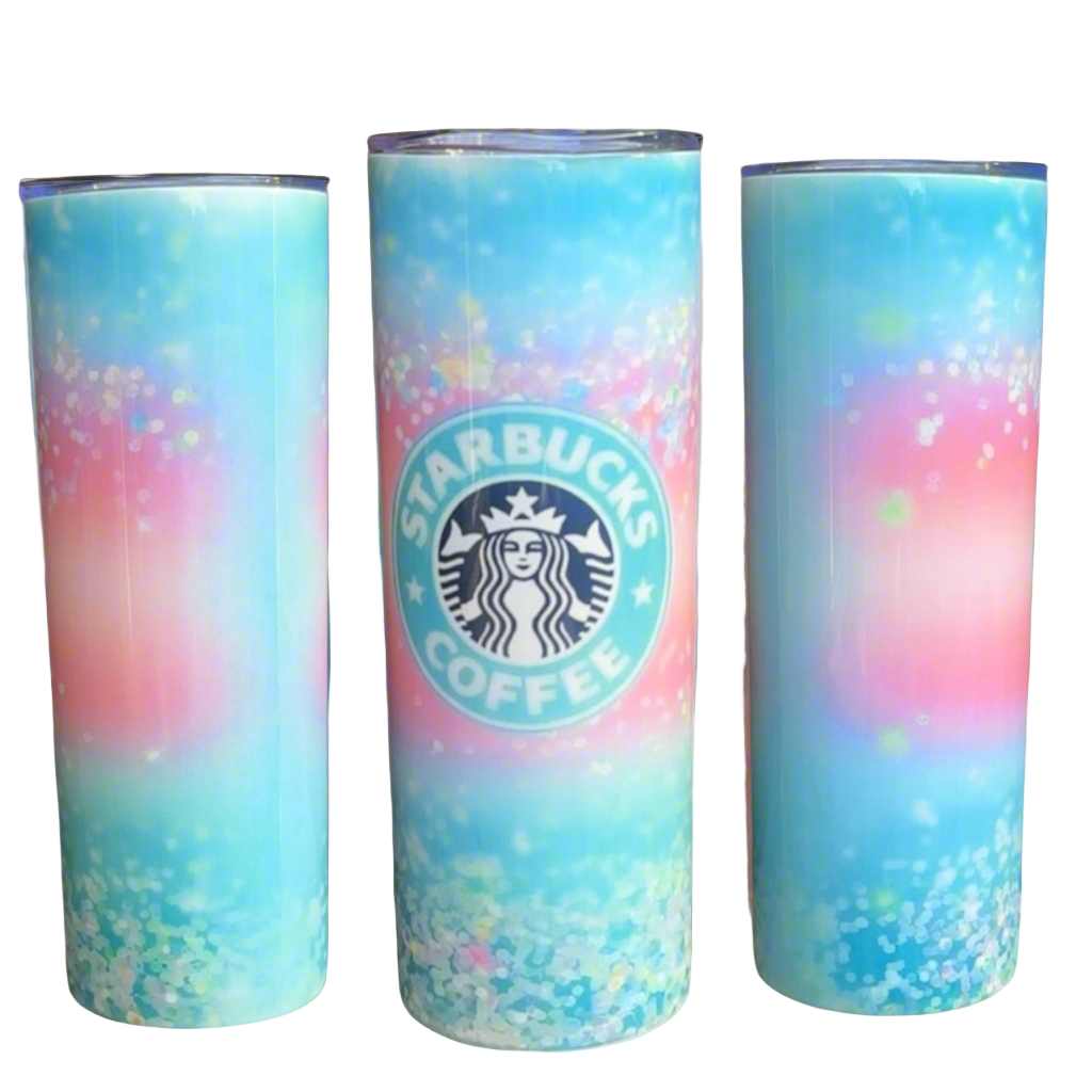 20 oz. Starbucks Pastel Glitter Tumbler