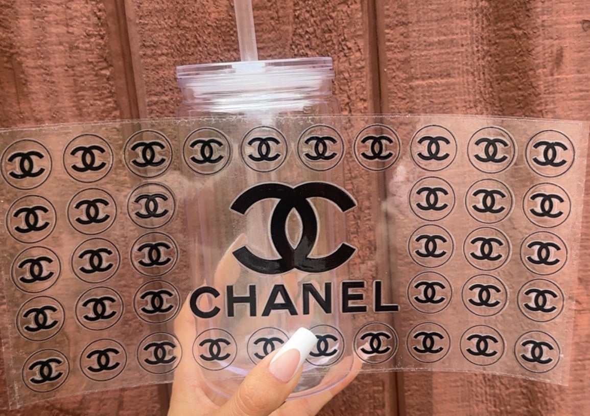 🖤 16-24 oz. Chanel Inspired Cup