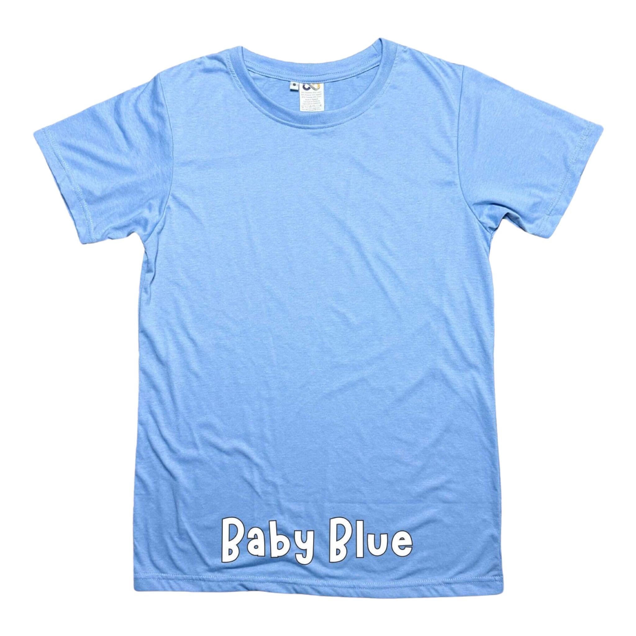 Adult DTG T-Shirt – 80/20 Poly-Cotton Blend | 13 Colors | Sizes S–3XL