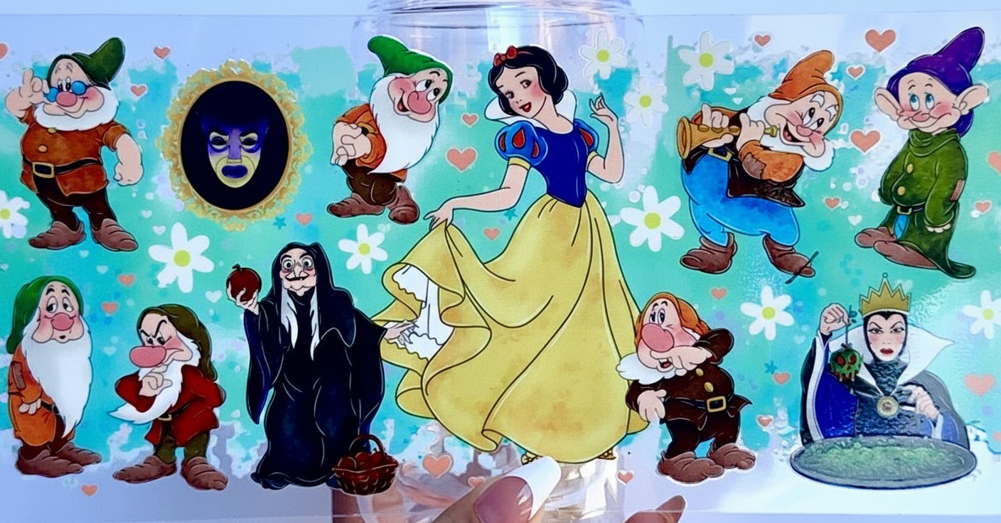 🍎✨👑 Fairy Tale Princess & Seven Friends Cup