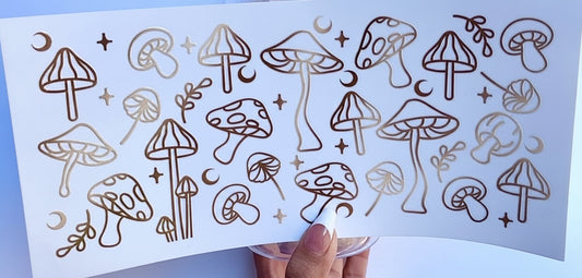 🍄 16-24 oz. Boho Mushroom Magic Cup