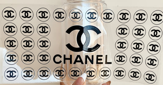 🖤 16-24 oz. Chanel Inspired Cup