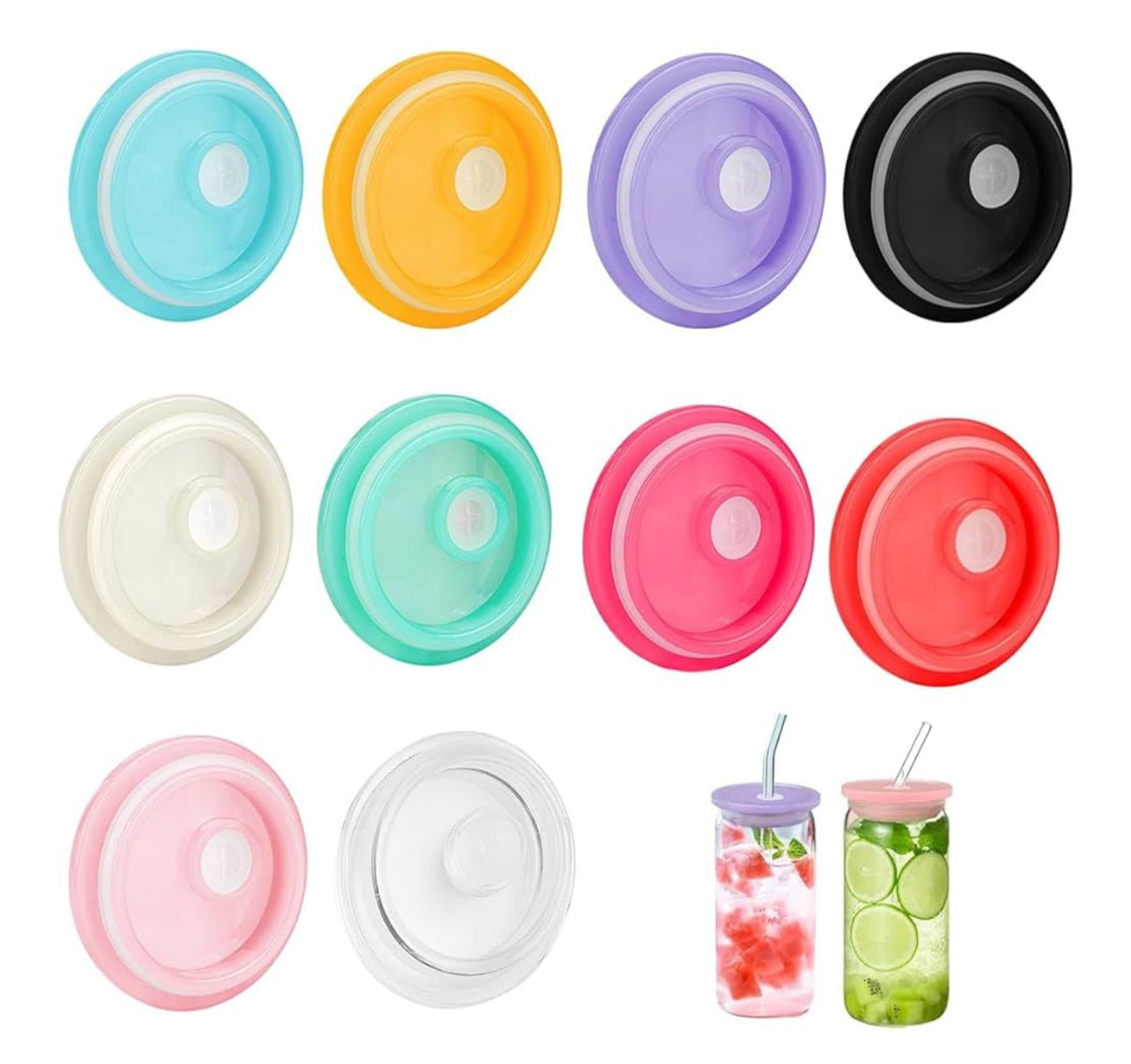 Acrylic Lids for 16 oz Glass/Acrylic Cups