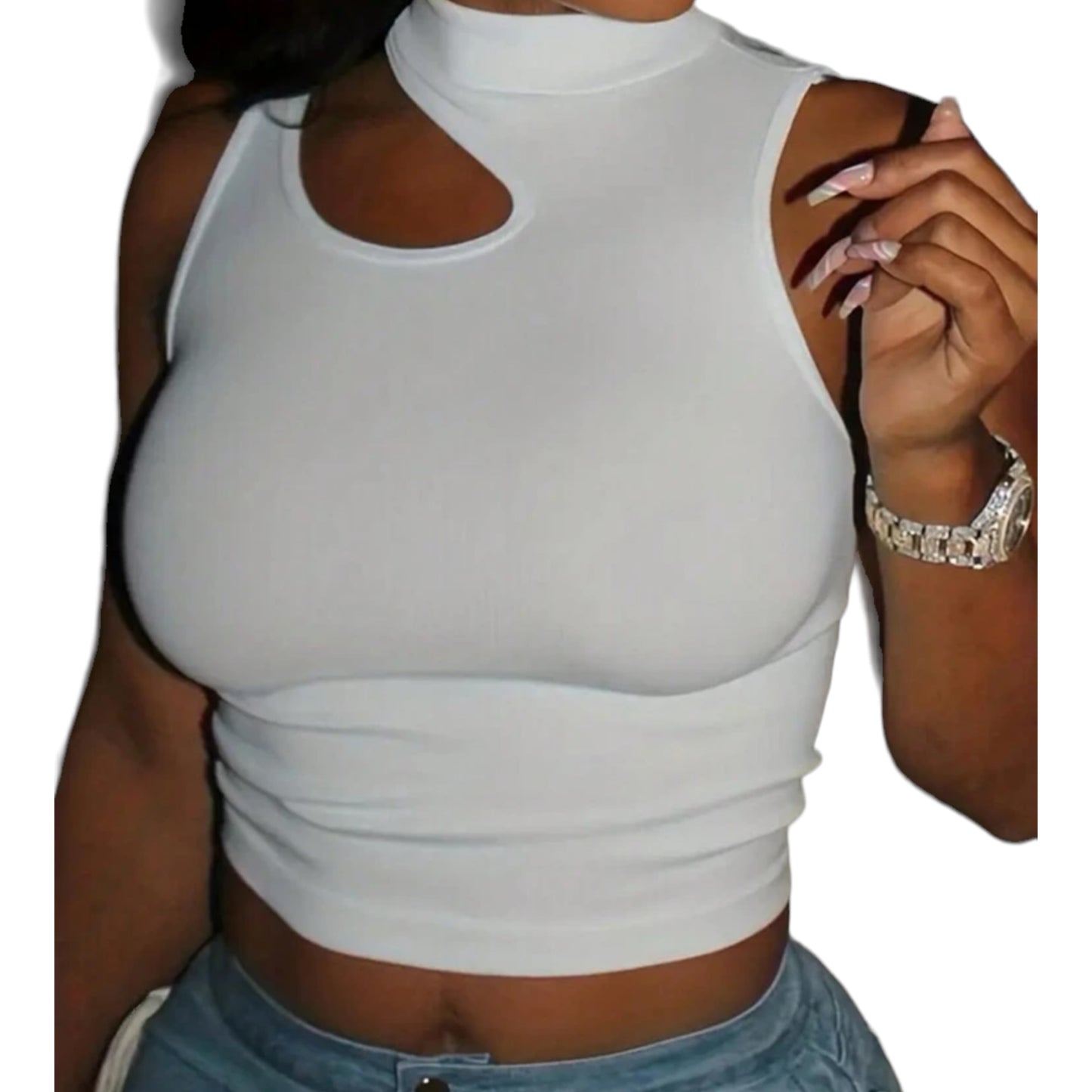 Off Shoulder Crop Top